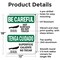 Signmission Hot Surface Sign, 18 in H x 12 in W, Aluminum, Hot Surface Do Not Touch Bilingual OS-2PACK-BC-A-1218-L-10029 - alternate 4
